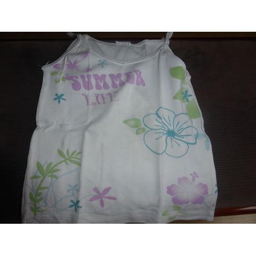 Chemise Absorba . Coton 3 Ans Blanc