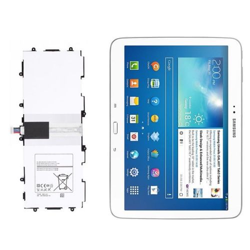 Batterie D'origine Pour Samsung T4500e Galaxy Tab 3 10.1 P5200 P5210 P5213 6800mah
