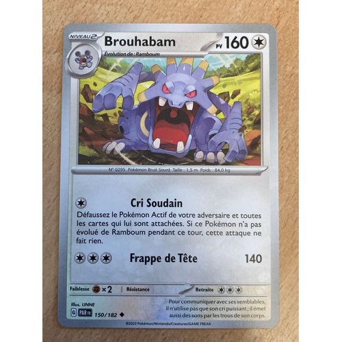 (2155) Brouhabam 150/182 Pokemon 