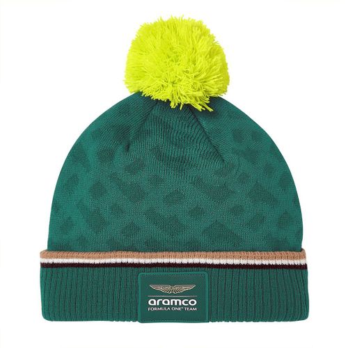 Bonnet De L'équipe Aston Martin Officiel Formule 1 Adulte Vert Taille Unique