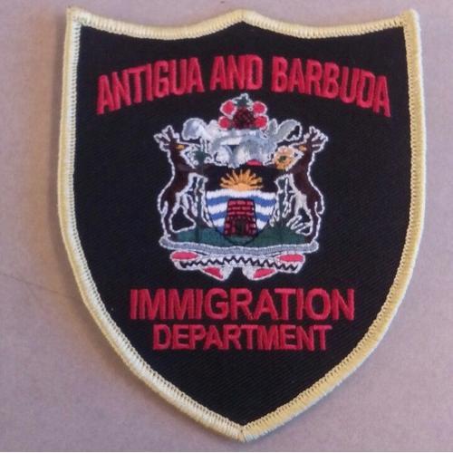 Insigne Immigration Département Antigua And Barbuda À Coudre 