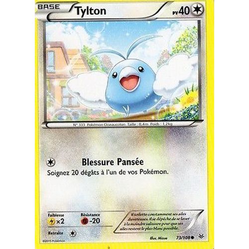 Carte Pokemon - Tylton - Pv40 - 97/127
