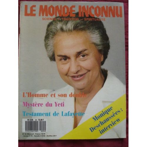 Le Monde Inconnu Science Tradition Spiritualite 94 