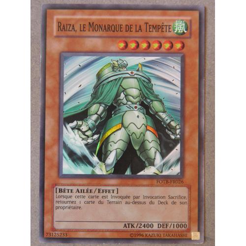 Yu-Gi-Oh - Raiza, Le Monarque De La Tempête - Fotb-Fr026 - Super Rare