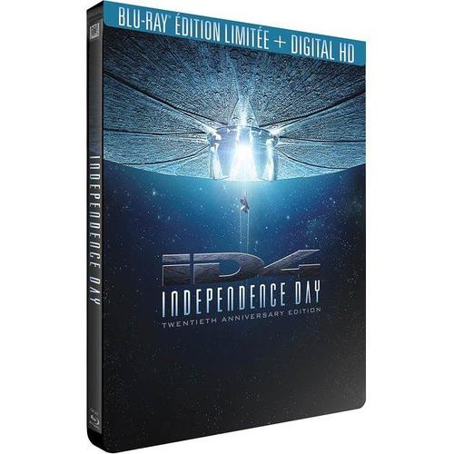Independence Day - Édition 20ème Anniversaire Boîtier Steelbook Blu-Ray + Digital Hd