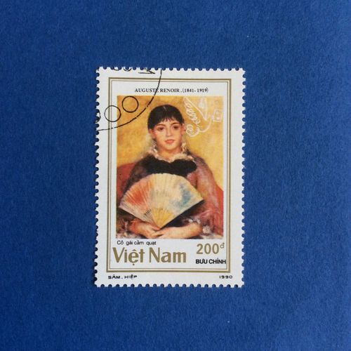 Vietnam - La Femme À L'éventail De Auguste Renoir