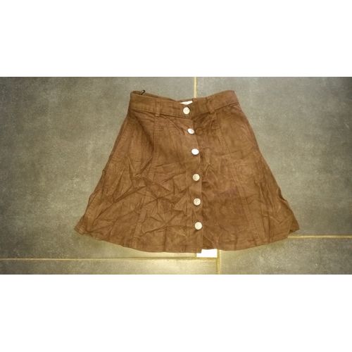 Jupe Front & Back Viscose 34 Marron 