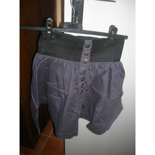 Jupe Okaïdi Large Coton 10 Ans Gris 