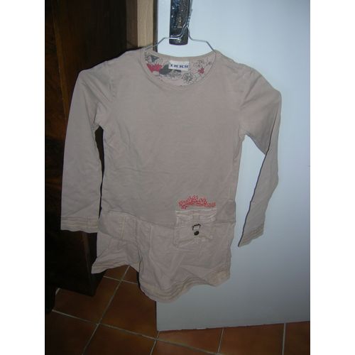 Robe Ikks Coton 10 Ans Beige