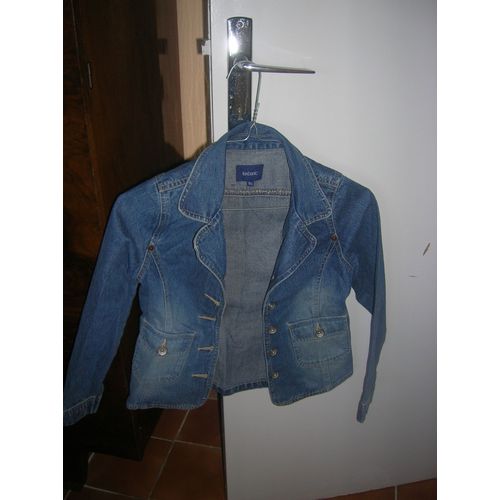 Veste Tex Veste Courte Jean Coton 10 Ans Bleu