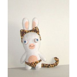 Lapin Cretin Deguisé En Panthere Ou Jaguar Peluche 32cm