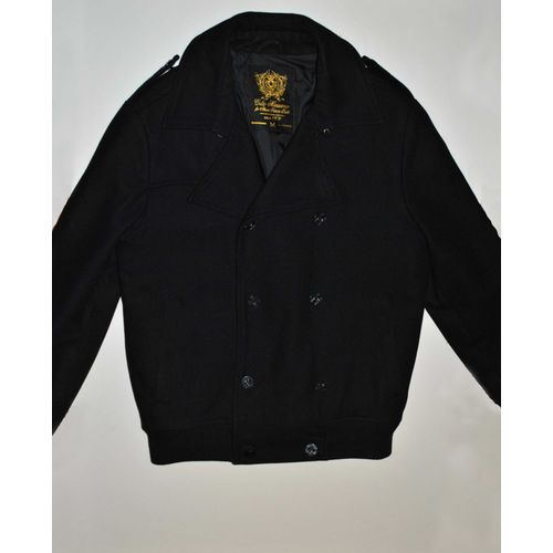 Manteau Noir Celio En Laine