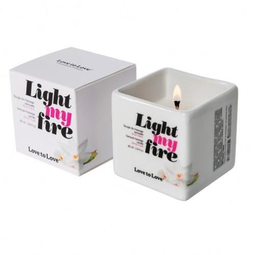 Bougie De Massage - Light My Fire - Musc Blanc - 80 Ml