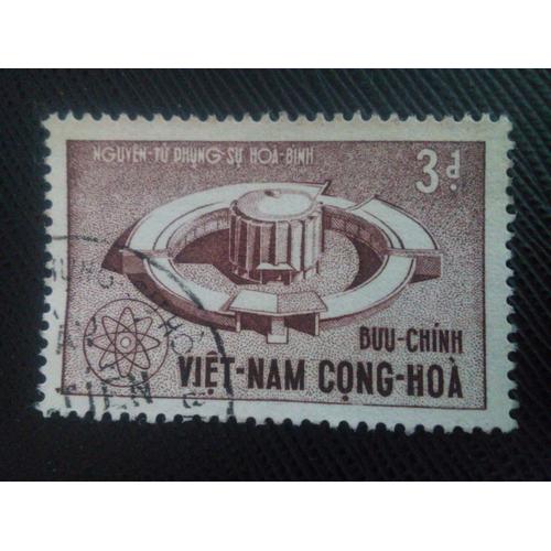 Timbre Vietnam Du Sud Y T 236 Énergie Atomique 1964 ( 030408 )