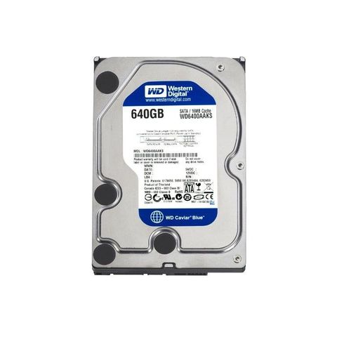 Disque Dur 640Go WESTERN DIGITAL WD6400AAKS 3.5" Sata II - 3Gb 16Mo 7200 Rpm