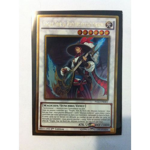 Yu-Gi-Oh! - Pgl3-Fr061 - Virgil, Star Du Rock Des Abysses Ardents - Gold Rare