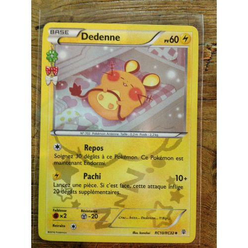 Dedenne Holo Rc10/Rc32 Série Générations 