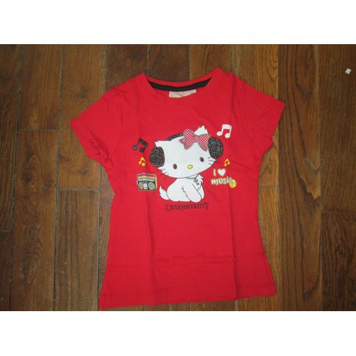 T-Shirt Fille 5 Ans Charmy Kitty