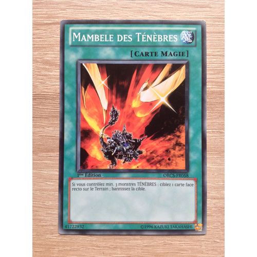 Yu-Gi-Oh! - Orcs-Fr058 - Mambele Des Ténèbres - Commune