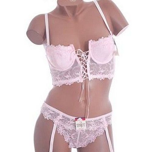 Bustier Dentelle Rose