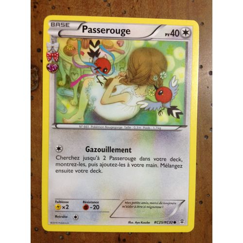Passerouge Rc25/Rc32 Série Générations 