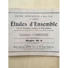 Etudes D'ensemble Sur Les Gammes Arpeges Et Articulations Bugle Sib