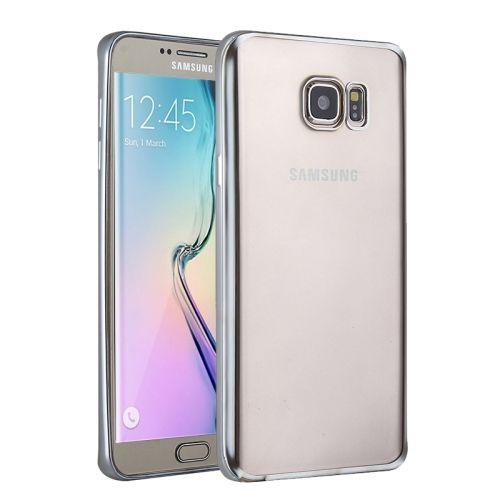 Galaxy S6 Edge Plus / G928 Coque Housse Silicone Tpu  Argenté