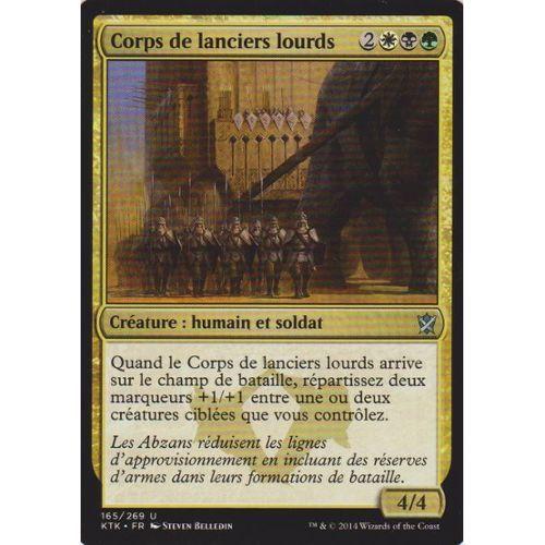 Corps De Lanciers Lourds - Magic Mtg - Khans De Tarkir Foil / Premium