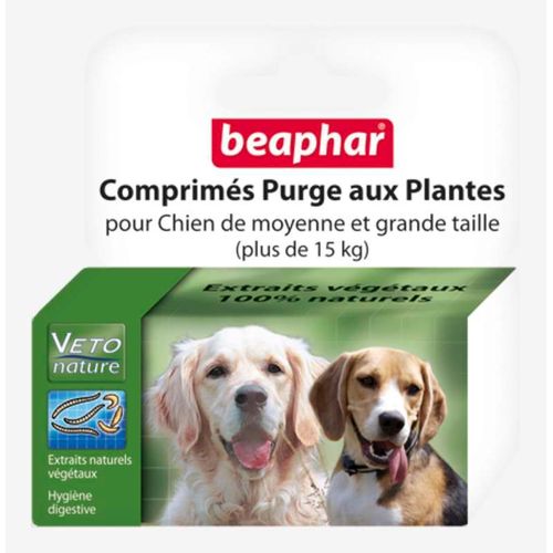 Comprimés De Purge Aux Plantes Vetonature 50 Comprimés Pour Chiot Et Petit Chien