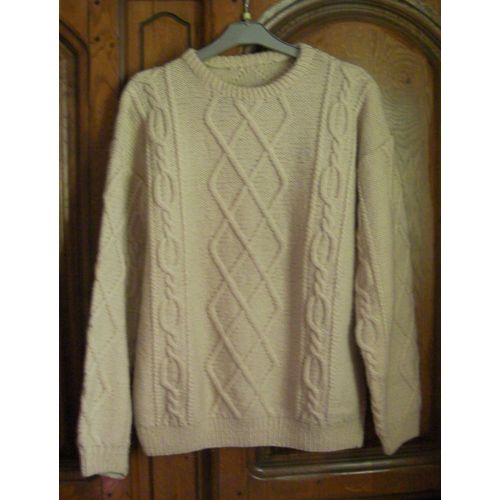 Pull Écru Laine - Taille M