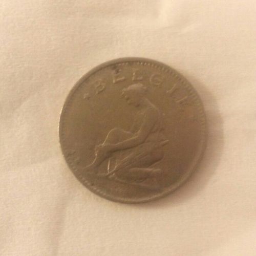 Monnaie 50 Centimes Belgique 1923