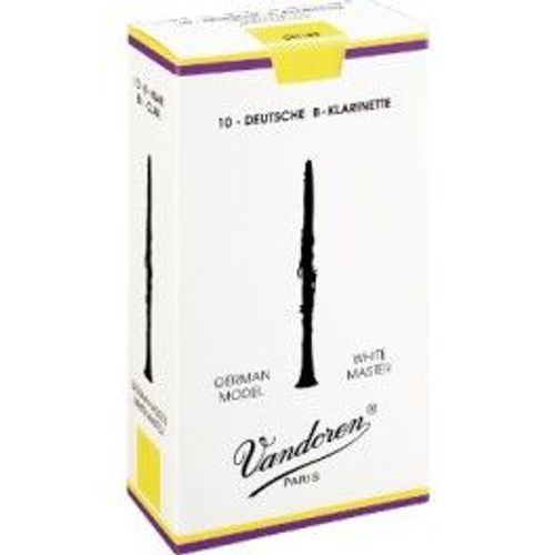 10 Anches Clarinette Allemande White Master Vandoren Force 1.5