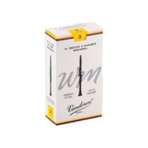 10 Anches Clarinette Allemande Vandoren White Master Tradition Force 3