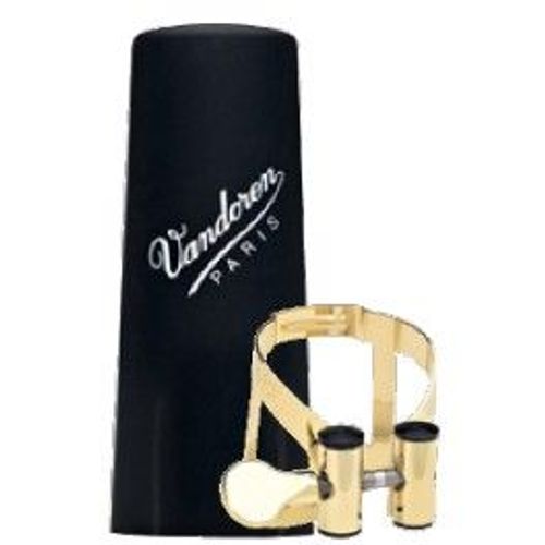 Ligature M/O Doré Master / Optimum Vandoren Saxophone Baryton Bec V16