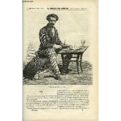 La Semaine Des Familles 17eme Annee N°49 - Pils De Edmond Guerard, Un Fruit Sec De Zenaide Fleuriot, L'interrogatoire De Elie Vernon, Le Premier Tour Du Monde De G. De La Landelle, Le Baron ...
