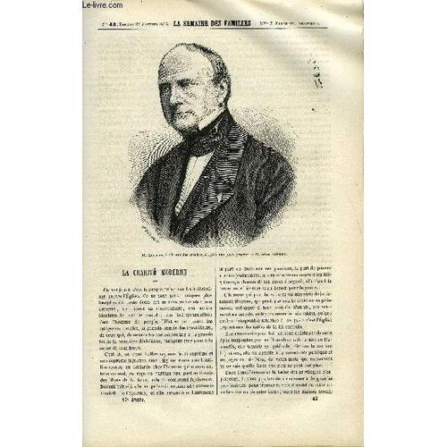 La Semaine Des Familles 17eme Annee N°43 - La Charite Moderne De Zenaide Fleuriot, Le Premier Tour Du Monde De G. De La Landelle, Un Petit Rural De Zenaide Fleuriot, La Science A Demontre V ...