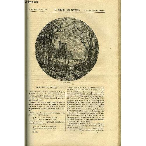 La Semaine Des Familles 10eme Annee N°45 - Le Lever Du Soleil De Rene, Souvenirs D'une Jeune Fille De Etienne Marcel, Les Papillons Et Les Fleurs De A. Desaint, La Balancoire De ...