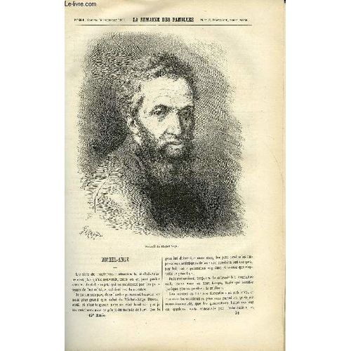 La Semaine Des Familles 17eme Annee N°31 - Michel-Ange De Pierre Du Vely, Le Premier Tour Du Monde V De G. De La Landelle, De Profundis De Zenaide Fleuriot, Les Oiseaux De Proie Nocturne De ...