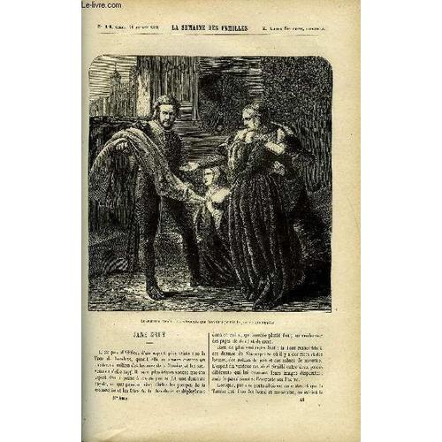 La Semaine Des Familles 11eme Annee N°44 - Jan Grey De Alfred Nettement, Les Aventures D'un Capitaine D'artillerie Vi De H.Audeval, Egyptiens Et Parisiens De Marie Guerrier De Haupt, A ...