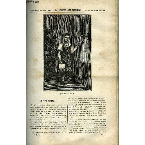 La Semaine Des Familles 28eme Annee N°27 - Le Petit Apprenti De Remy D'alta-Rocca, Marietta Silvani Ii De Lia Saul, Lettre D'un Peintre De L. Mussat, Le Tombeau De Theodoric A Ravenne De ...