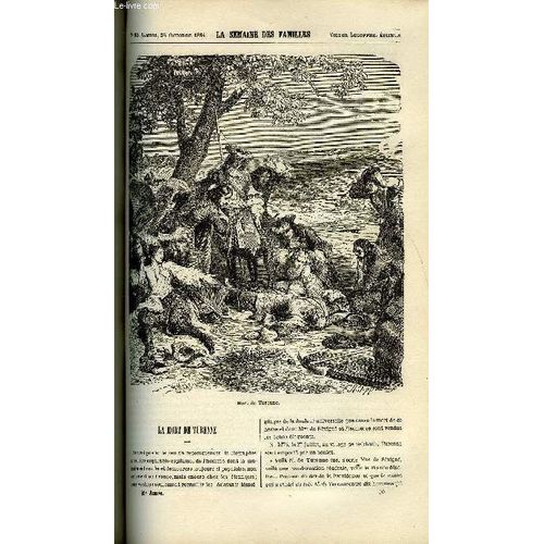 La Semaine Des Familles 26eme Annee N°30 - La Mort De Turenne De Ch. Barthelemy, Les Enfants De Ravinol Et Le Siege De Lyon Xii De G. De La Landelle, L'universite D'oxford De Abel Gaveau ...