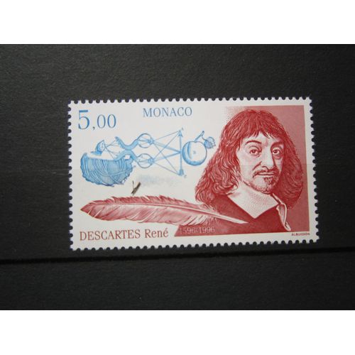 Monaco. Timbre N° 2067 (1996). 400eme Anniversaire De La Naissance De Rene Descartes.