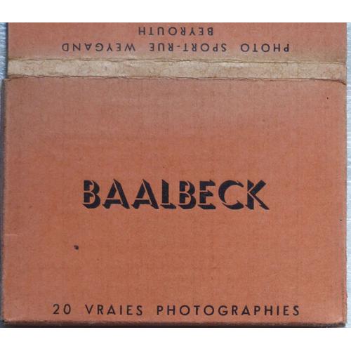 Pochette 20 Photos N&b Vintage " Baalbeck" Liban Années 50