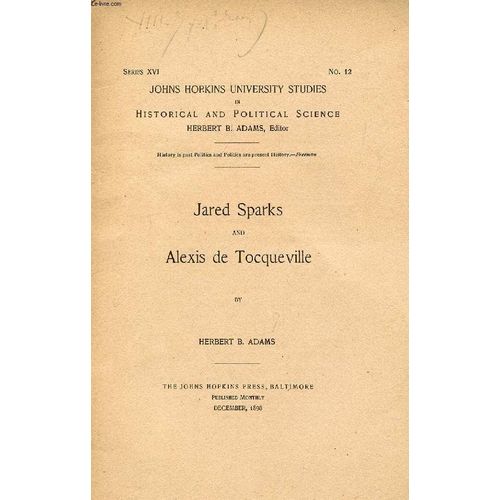 Jared Sparks And Alexis De Tocqueville