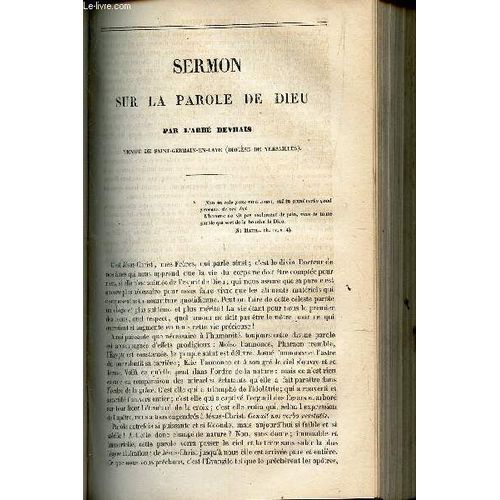 Sermon Sur La Parole De Dieu / Instruction Pour Le 1er Dimanche Après Paques / Instruction Pour Le 2e Dimanche Apres Paques Sur L'omission Du Devoir Pascal.