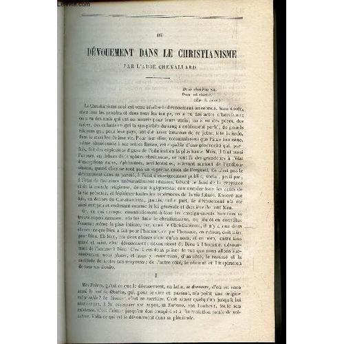 Du Devouement Dans Le Chritianisme / Translation Des Restes De Mgr Danicourt.