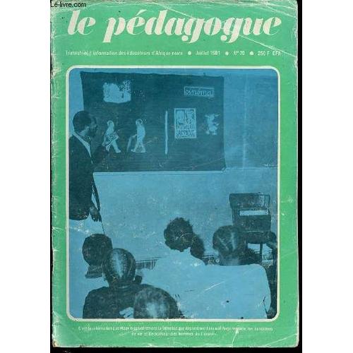 Le Pedagogue N°20 / Juillet 1981 - Editorial Pedagogie Speciale ¿ Schéma D¿Une Leçon De Révision L¿Arithmétique Au Cm1 : Les Intervalles (Présentation Et Critique D¿Une Leçon) ¿ L¿Éducation ...