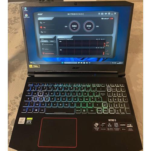 Acer Nitro 5 15.6" Intel Core i5-10gen - Ram 16 Go - SSD 1.012 To