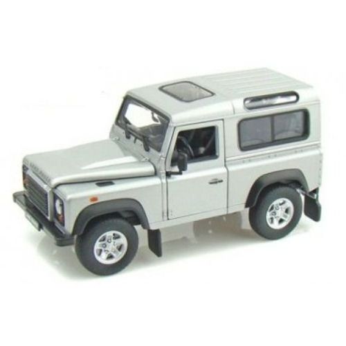 Welly Landrover Defender Silber 1:24-Welly