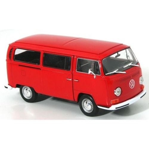 Welly Vw Bus T2 1972 Rot 1:24-Welly